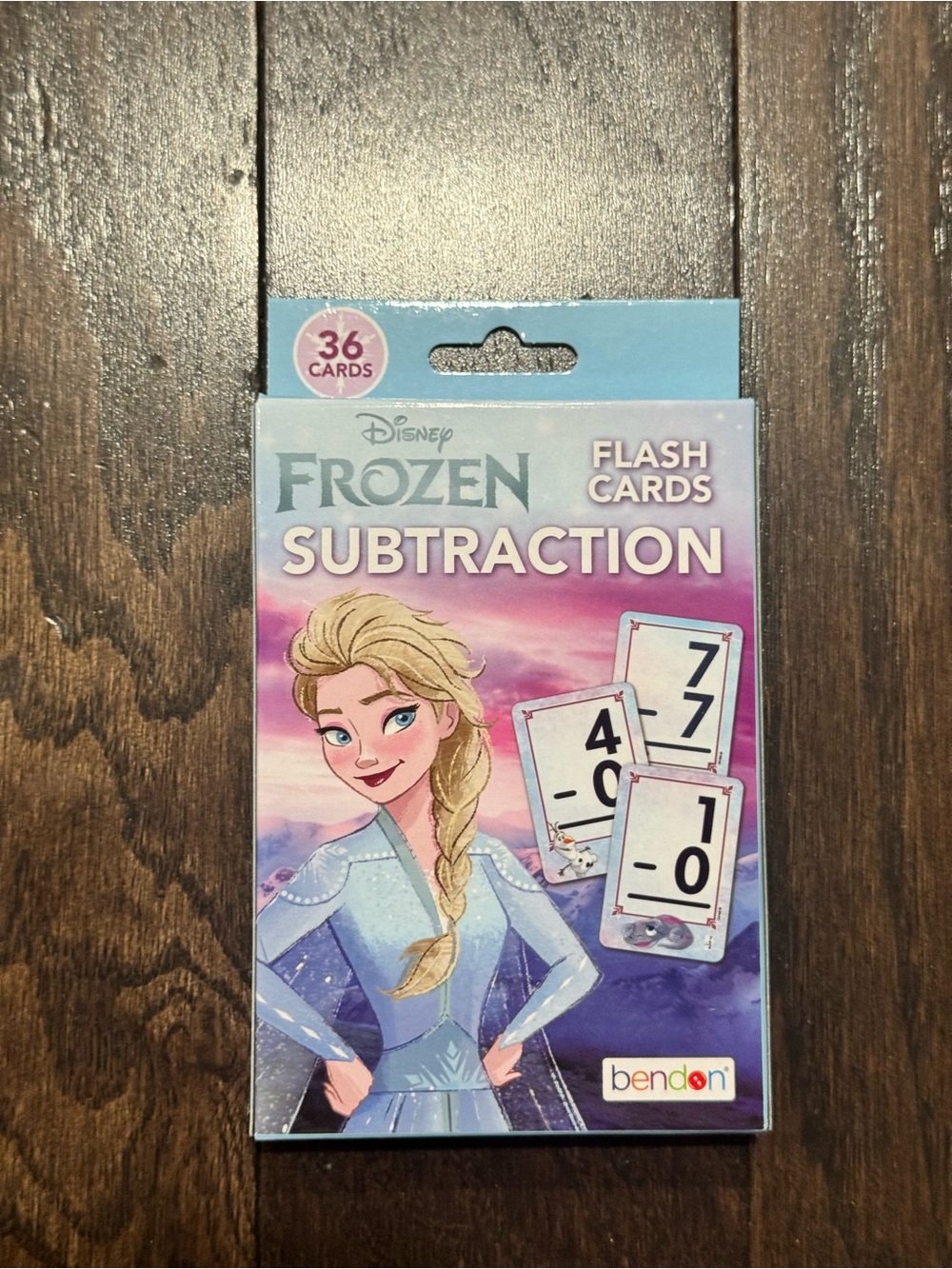 Disney Frozen Subtraction Flash Cards